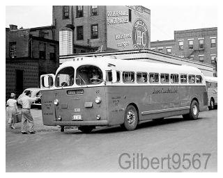 Iowa Coaches 8 X 10 Bus Photo 27 Taken Circa 1950