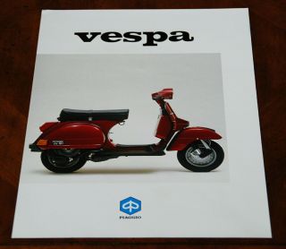 Vespa Px125 T5 Classic Leaflet Prospekt,  1992