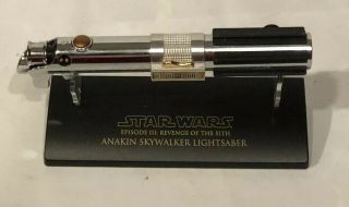 Star Wars Master Replicas Anakin Skywalker Lightsaber.  45 Scale EUC 7