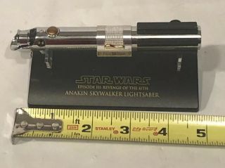 Star Wars Master Replicas Anakin Skywalker Lightsaber.  45 Scale EUC 8