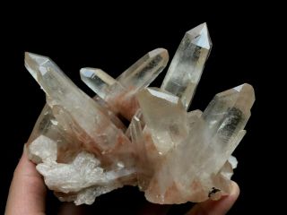 588g Natural Clear Quartz Crystal Cluster Large Healing Specimen Madagascar