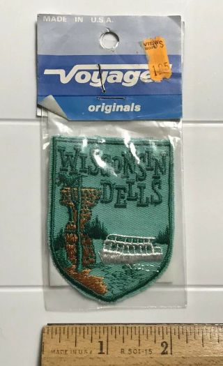 Nip Wisconsin Dells River Boat Tour Standing Rock Wi Embroidered Voyager Patch