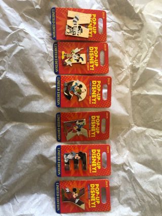 Pop - Up Disney A Mickey Celebration Letters.  " Mickey” Le Pin Complete Set