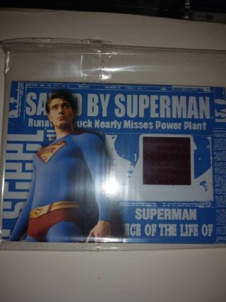 Brandon Routh Topps Superman Returns Superman Briefs (suit Design)
