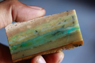 26gr Rare Indonesia Blue Opal Petrified Wood Slab