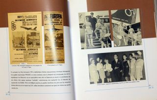 RARE THE OFFICIAL OLYMPIC AIRWAYS GREECE HISTORY AVIATION BOOK 296p 500,  photos 4
