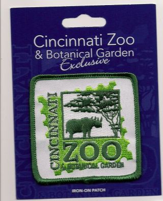 Cincinnati Ohio Zoo & Botanical Garden Souvenir Patch