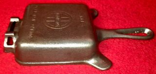 Griswold Cast Iron 770 Square Ashtray Skillet 3