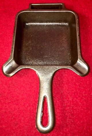 Griswold Cast Iron 770 Square Ashtray Skillet 5