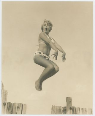 Sexy Carol Blake Bunny Yeager Pin - Up Photograph Cheesecake Bikini 1950s 2