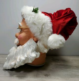 HEAD ONLY for Gemmy 5 ' Animated Singing Dancing Santa Claus Replacement Part 2