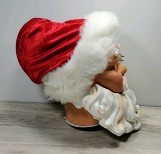 HEAD ONLY for Gemmy 5 ' Animated Singing Dancing Santa Claus Replacement Part 4