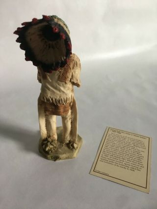 Castagna Native Indian Figurine Sitting Bull with Card 4