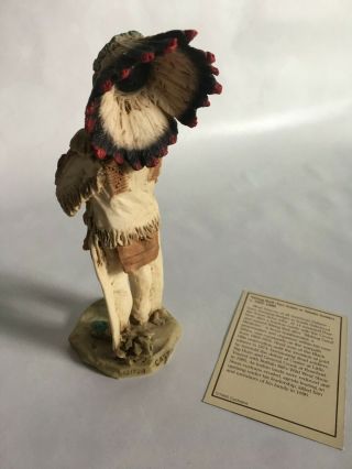 Castagna Native Indian Figurine Sitting Bull with Card 5