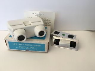 Deep - Vue Corporation Life Like 3d 3 Dimensional Stereo Viewer