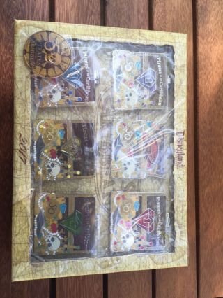 Disneyland 50th Anniversary Pirates Of The Caribbean Pin Set (limited To 500)