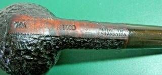 Kiko 79A Curved Mouth Piece Smoking Pipe Made In Tanganyika (Pot Shape) 2