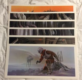 Vintage Star Wars The Empire Strikes Back Portfolio by Ralph McQuarrie 24 Prints 5
