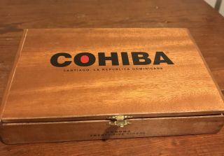 Cohiba Red Dot Corona Empty Wood Cigar Box