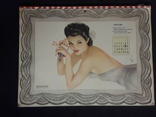 1943 Esquire Varga Pinup Calendar Full Year All