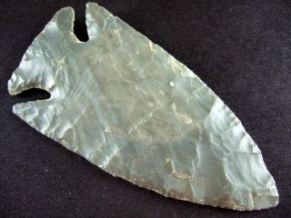 Fine Authentic 4 Inch Collector Grade Kentucky Lost Lake Point Arrowheads 2