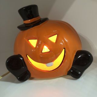 Vintage Halloween Ceramic Jack O 