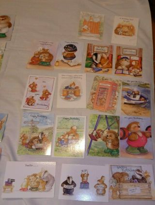 17 - Happy Birthday " Anyone " Cards Greeting Front & Inside Gordon Fraser Critters