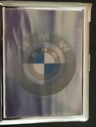 Vintage BMW Logo Cigarette Case Lighter Ding Hao Smoking Set 2