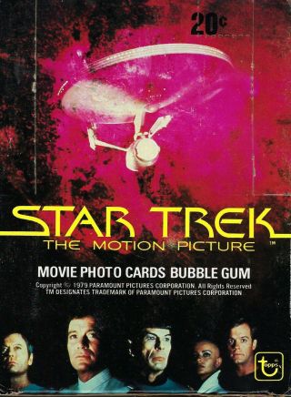1979 Topps Star Trek Tmp Trading Cards Wax Box (1) Of 36 Packs.  U Want