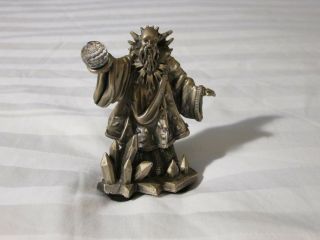 Tudor Pewter: The Wizard Of Winter (black King)