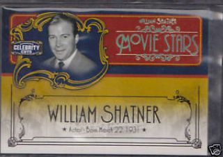 Celebrity Cuts Movie Stars Complete Set Numbered To 200