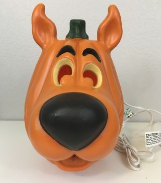 Jack O Lantern Scooby Doo Hanna Barbera Pumpkin Head Electric Light Halloween