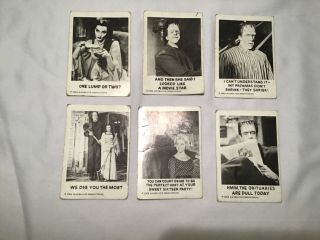 Munsters Trading Cards - 6 Cards In Offer