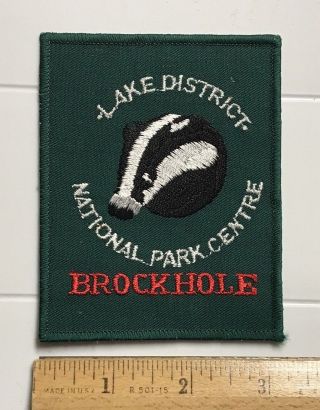 Brockhole National Park Centre Lake District Uk Souvenir Embroidered Patch