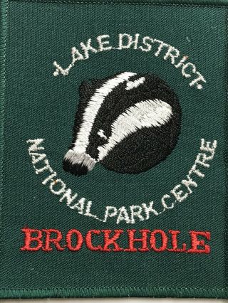 Brockhole National Park Centre Lake District UK Souvenir Embroidered Patch 2
