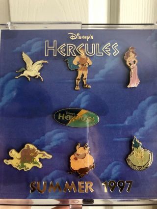 Disney Store Pin 7978 Hercules Summer 1997 Boxed Set 7 Pins