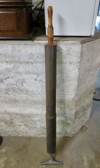 Early Antique Hand Pump Reeves Suction Sweeper Vacuum Cleaner C.  1910 I1