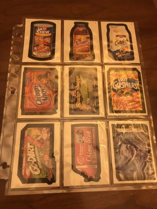 2004 Wacky Packages Series 1 Ans1 Complete 55 Card Set,  1 Cling Sticker Bonus
