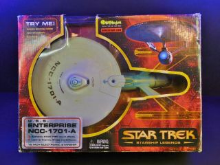 Star Trek Enterprise Ncc - 1701 - A Art Asylum Diamond Select Electronic 16 " Starshi