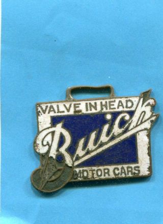 Early Buick Watch Fob Valve In Head Buick Motor Cars Enameled Some Missing