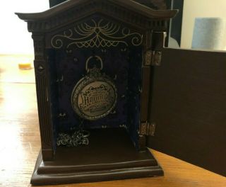 Disney Haunted Mansion 40th Anniversary Pocket Watch Door Box W/ Le 300