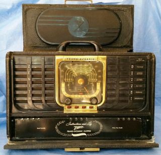 Vintage Zenith Wave Magnet Trans - Oceanic Shortwave Radio 8g005 Parts Restoration