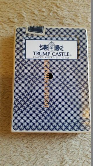 Vintage Standard Deck Playing Cards Trump Castle Atlantic City Casino Full