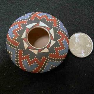 Miniature Mata Ortiz Seed Pot