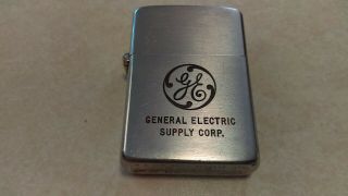 1940 ' s Zippo 3 Barrel GE General Electric Supply Corp Lighter 5