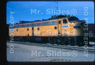 Slide Amtrak / Union Pacific Paint E9a 433 Cleburne Tx 1974