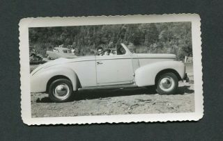 Vintage Car Photo 1939 Nash Convertible In Profile 986054