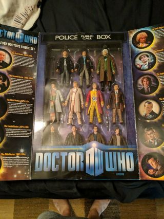 Doctor Who 5 " The Eleven Doctors Figure Set Nib.