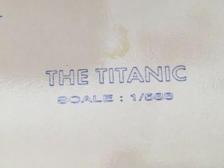 Vintage TITANIC Ship Blueprints White Star Lines Liverpool Iceberg Shipwreck HMS 6