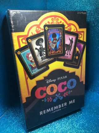 Disney Pixar Coco Remember Me Loteria Game
